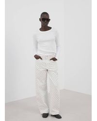 Mango - Polka Dot Balloon Jeans - Lyst