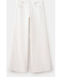 MANGO TEEN - Wide-Leg Jeans With Belt Loop Detail - Lyst