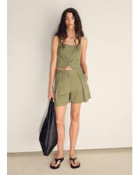 Mango - Linen-Blend Suit Waistcoat - Lyst