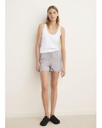 Mango - Two-Piece Striped Seersucker Pyjama Shorts - Lyst