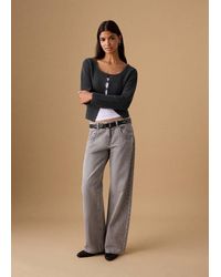 MANGO TEEN - Knitted Button Cardigan - Lyst