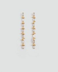 MANGO TEEN - Long Mirror Earrings - Lyst
