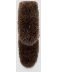Mango - Faux Fur Effect Scarf - Lyst