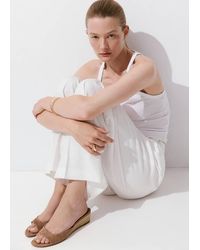 Mango - Espadrille Wedge Sandal - Lyst