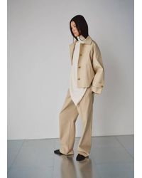 Mango - Oversized Short Trench - Lyst