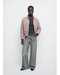 MANGO TEEN - Quilted Jacket With Stitched Detailing - Lyst