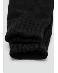 Mango - Knitted Gloves - Lyst