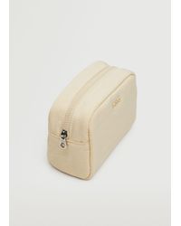 mango straw bolsa with front panel in tan