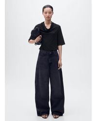 Mango - Draped Neck Top - Lyst