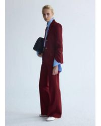 Mango - Wool Suit Blazer - Lyst