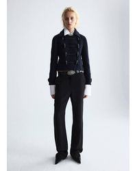 Mango - 100% Wool Suit Trousers - Lyst