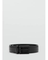 Mango - 100% Bovine Leather Belt - Lyst