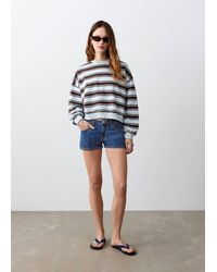 MANGO TEEN - Low-Waist Mini Shorts - Lyst