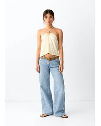 MANGO TEEN - Low-Waist Wide-Leg Jeans - Lyst