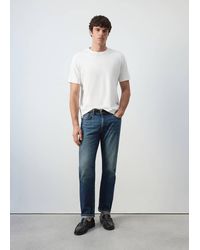 Mango - 100% Extra Soft Cotton Regular Fit T-Shirt - Lyst