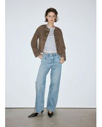 Mango - Miami Medium-Rise Straight-Fit Jeans - Lyst