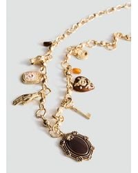 Mango - Mixed Bead Necklace - Lyst