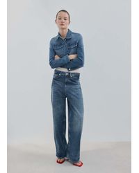 Mango - Pockets Denim Jacket - Lyst