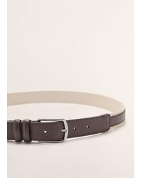 Mango - Leather Mixed Belt - Lyst
