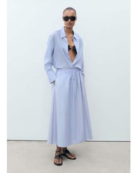 Mango - Flared Cotton Skirt - Lyst