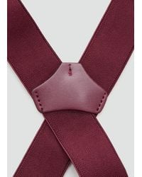 Mango - Adjustable Elastic Straps With Leather Details - Lyst