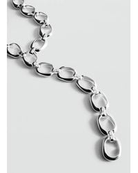 Mango - Long Chain Necklace - Lyst