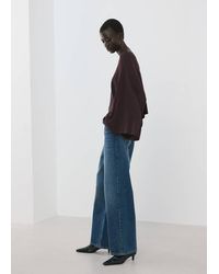 Mango - Asymmetrical Knitted Cape - Lyst