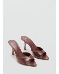 Mango - Pointed Heel Sandals - Lyst