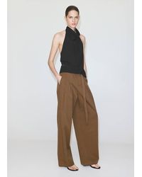 Mango - Draped Halter Top - Lyst