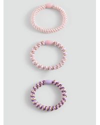 MANGO TEEN - Pack Of 3 Combined Hair Ties - Lyst
