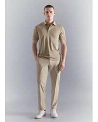 Mango - Slim Fit Comfort Stretch Cargo Trousers - Lyst