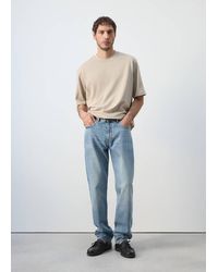 Mango - Relaxed Fit T-Shirt 260Gsm - Lyst