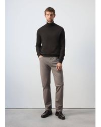 Mango - 100% Merino Wool Turtleneck Sweater - Lyst