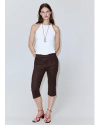 Mango - Halter Cotton Top - Lyst