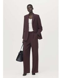 Mango - Lyocell Suit Blazer - Lyst