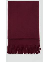 Mango - Fringed Edge Scarf - Lyst