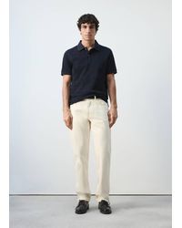 Mango - Regular-Fit Cotton Piqué Polo Shirt - Lyst
