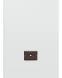 Mango - Small Flap Wallet - Lyst