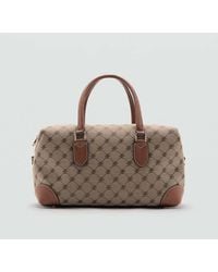 Mango - Jacquard Logo Bowling Bag - Lyst
