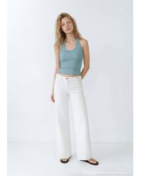 MANGO TEEN - Halter Top With Embroidered Details - Lyst