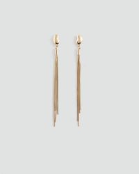 MANGO TEEN - Long Cascade-Effect Earrings - Lyst