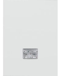 Mango - Metallic-Effect Floral Print Card Holder - Lyst