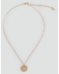 MANGO TEEN - Letter Pendant Necklace - Lyst