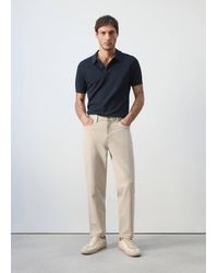 Mango - Ben Cropped Tapered-Fit Jeans - Lyst