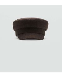 Mango - Baker Boy Cap - Lyst