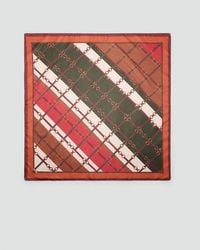 Mango - Geometric Printed Foulard - Lyst