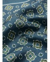 Mango - 100% Silk Patterned Scarf - Lyst