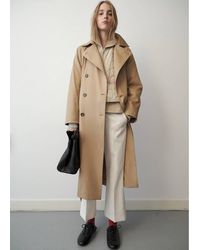 Mango - Cotton Trench Coat With Belt - Lyst