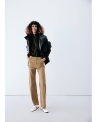 Mango - Flared Corduroy Trousers - Lyst