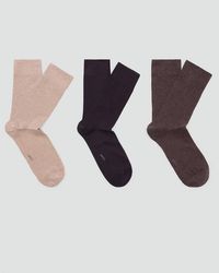 Mango - 3-Pack Long Cotton Socks - Lyst